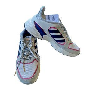 Adidas Women's 90s Valasion EE9907 Running Shoes Sneakers White Grey Pink SZ 11